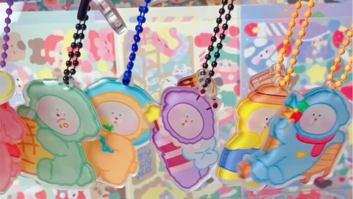 Mở hộp blind box móc khóa NERNER! Cả loạt đều dễ thương hết nấc!