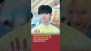 Góc tự hào: Hanbin diện áo dài về Việt Nam chuẩn bị cho concert đầu tiên