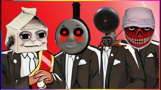 MILKWALKER & THOMAS THE TRAIN & BELLRINGER & BRIDGE WORM - Coffin Dance X Baby Shark COVER