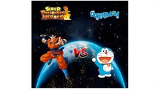 Goku (CC Version) VS Doraemon #whoisstrongest #shorts