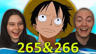 LUFFY Vs ENIES LOBBY 👒 One Piece Ep 265 & 266 REACTION & REVIEW