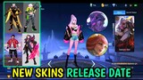 MOBILE LEGENDS UPCOMING SKINS RELEASE DATE || SAJIDCH GAMING