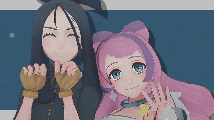 What is the cutest height difference? [Pokémon Zhuzi MMD]