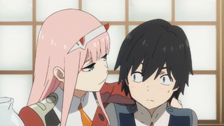 Zero Two w/ Hiro cute moments 1| #anime #darlinginfranxx