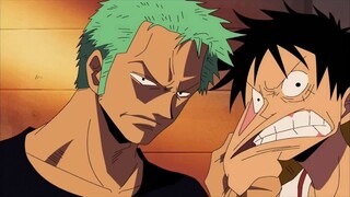 " Dù Luffy có hơi đần độn nhưng cậu ta vẫn là thuyền trưởng của chúng ta" Zổ sad