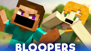 Village Raid BLOOPERS - Alex และ Steve Life (แอนิเมชั่น Minecraft)