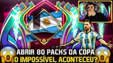 ABRIR 80+ MEGA PACKS DA COPA🔥 ABSURDO ELE VEIO!😱 TIREI O MESSI  MAS DEU RUIM... | FIFA MOBILE 23
