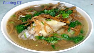 CANH CHÂN GIÒ HẦM MĂNG KHÔ|| Món canh đậm hương vị ngày tết cổ truyền || By Cooking DT