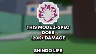 THIS Z SPEC DOES 100K+ DAMAGE | Roblox | Shindo Life |