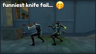 the funniest knife fail...