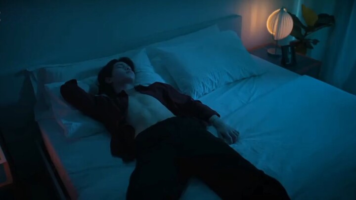 he spent eternity in the bathroom and he fell asleep while waiting