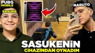 SASUKENİN CİHAZINDAN OYNADIM!! - PUBG MOBİLE