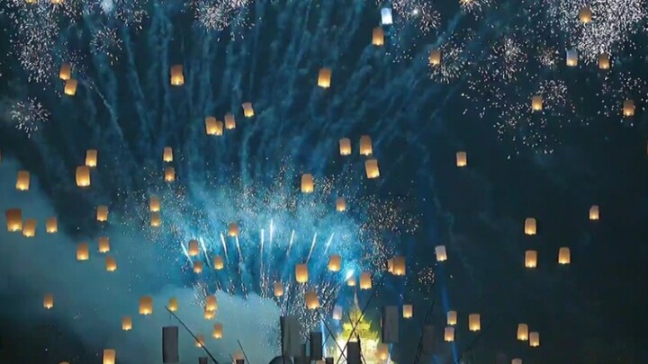 "Then I wish us countless fireworks and romance"