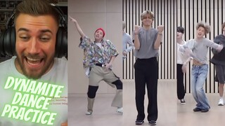 BTS  'Dynamite' Dance Practice [CHOREOGRAPHY] - REACTION