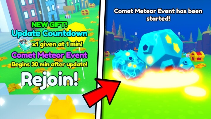😳☄️ How to PLAY New COMET METEOR Update in Pet Simulator X..
