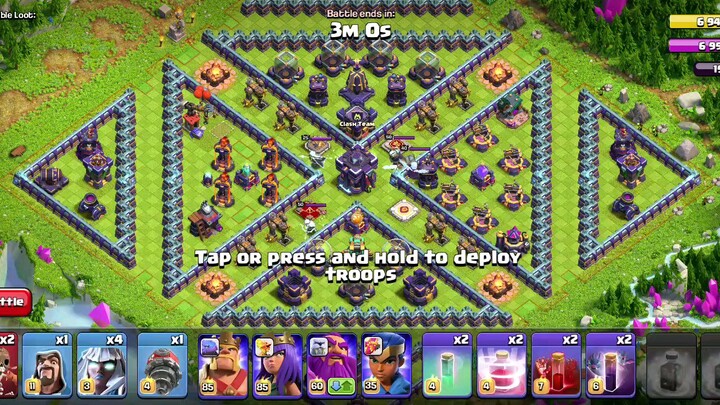 Clash Of Clan How To Get 3 Star in Epic Magic Challenge