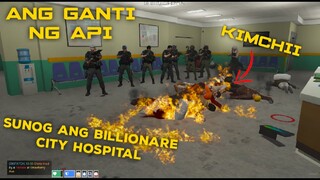 SINUNOG KO ANG HOSPITAL NG BILLIONAIRE CITY*NAG KA PUTOKAN* (GANTI KAY KIMCHI) | GTA V RP