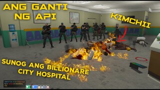 SINUNOG KO ANG HOSPITAL NG BILLIONAIRE CITY*NAG KA PUTOKAN* (GANTI KAY KIMCHI) | GTA V RP