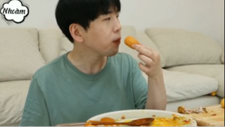 Cơm cà ri và gà tắm ớt phần cuối #mukbang