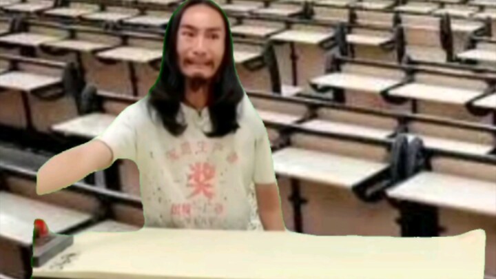 Saya saat menghadapi ujian akhir kalkulus