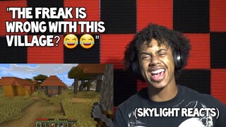 These Villagers Gotta Chill | Minecraft Sounds With Audio Clips From My Videos | (Skylight Reacts)