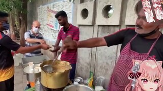 Foreign cats first saw "Indian milk tea" The pot is bad, but the tea is drinkable! ! ! Dark cuisine 