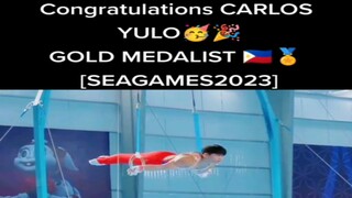 CARLOS YULO THE GOLD MEDALIST// SEAGAMES 2023