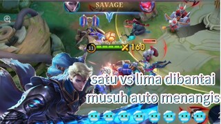 alucard savege musuh terbantai habis