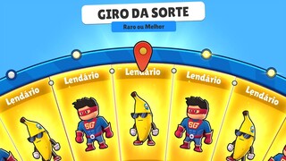 0.0009% DOS JOGADORES CONSEGUE PEGAR A NOVA SKIN DA BANANA 😰🍌 (STUMBLE GUYS)
