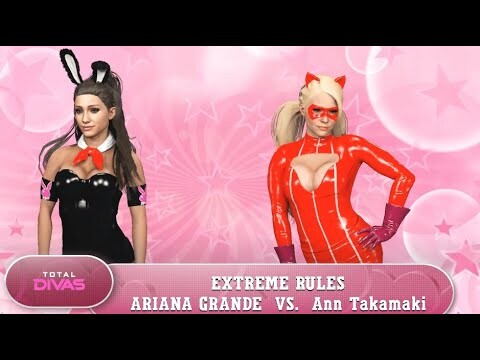 Ariana Grande (Bunny Costume) Vs Panther Ann Takamaki (Persona 5) - WWE 2K23