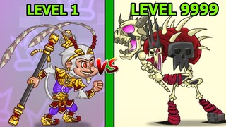 TỐI THƯỢNG TIẾN HÓA MAX LVL 5 QUỶ VƯƠNG ĐẦU LÂU - Tower Conquest - TOP GAME ANDROID IOS THÀNH EJ