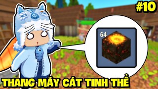 SINH TỒN THẾ GIỚI MỚI TẬP 10: MEOWPEO ĐI TÌM CÁT TINH THỂ LƯU HUỲNH LÀM THANG MÁY TRONG MINI WORLD