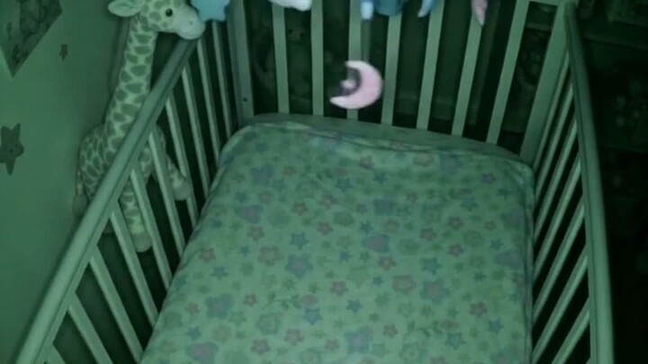 The baby monitor caught this at 2:41 AM. The crib was empty. #shorts