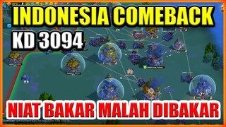 CIVIL WAR TOP ASING DIBAKAR KD INDO 3094 ROK !! NIAT MAU BAKAR MALAH TERBAKAR !!