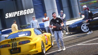 SNIPERGOD - HOT PURSUIT KEI O'CONNER BERSAMA TOP SECRET SUPRA !!! GTA 5 ROLEPLAY