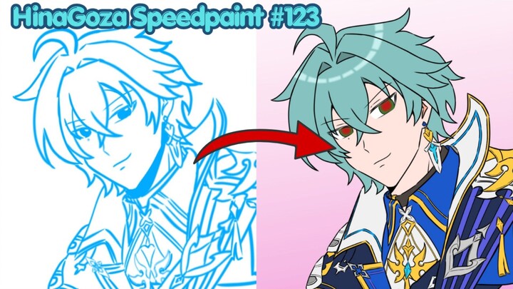 Lohen Genshin Impact [HinaGoza Speedpaint #123]