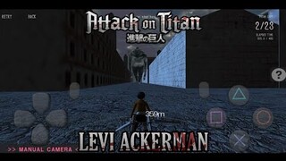 Attack On Titan: Levi Ackerman ( Attack On Conquer ) Gameplay | Walkthrough