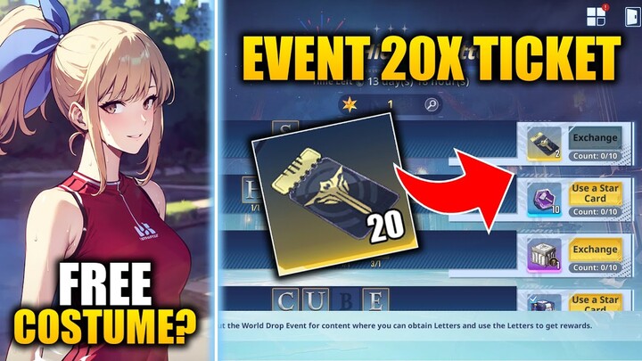 GRATIS 20 Tiket Gacha Dari Event & Bakal Ada Kostum GRATIS Lagi?! | Solo Leveling: ARISE