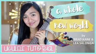 A Whole new world (Aladdin OST) by Brad Kane & Lea Salonga UKULELE TUTORIAL