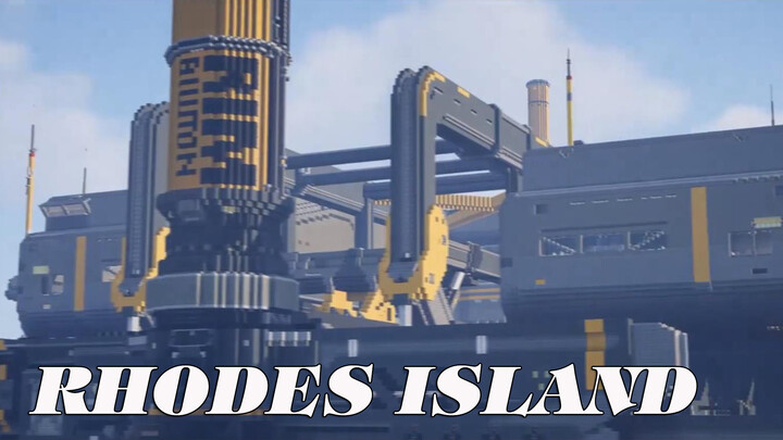 [Minecraft × Arknights] Kapal Pulau Rhodes yang Paling Mirip!