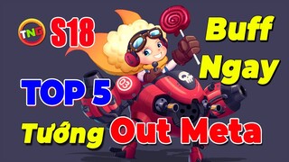 Top 5 Tướng cần BUFF để trở lại Meta Xạ Thủ Mùa 18 TNG liên quân mobile