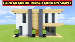 Minecraft : Cara Membuat Rumah Modern Simple