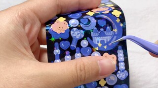 Immersive Gooka | White Noise from Peeling Stickers | Decorative Transparent Cards | Rosé | Korean S