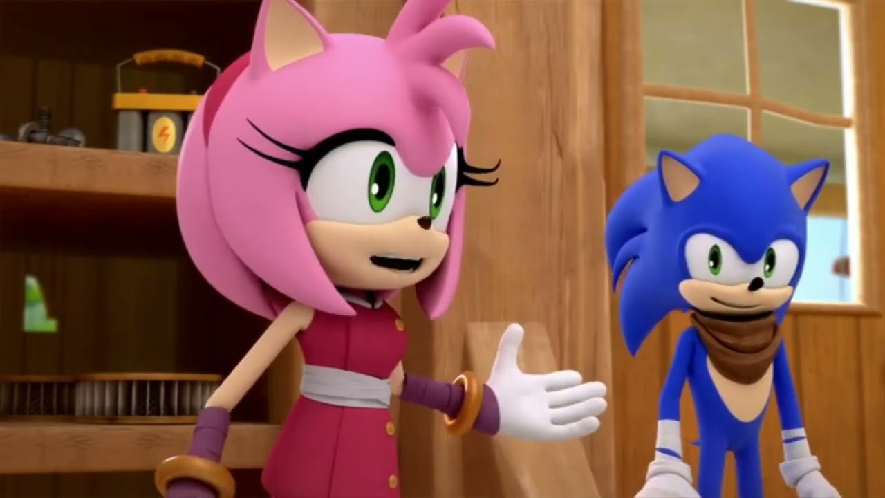 Sonamy moments/interactions in Sonic Boom Part 14 