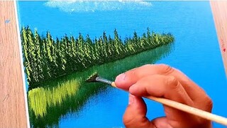 KING ART  N  1  EASY PAINTING  THE RIVER  N  77