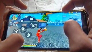 Realme narzo 20 pro free fire gameplay test 4 finger claw handcam m1887 onetap headshot 90HZ display