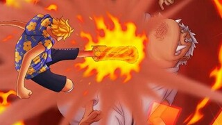 Sanji Mode Badass vs S-Shark Karena Telah Berani Menyakiti Nami