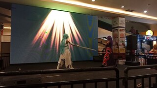 Sword Art Online II - Konno Yuuki vs Asuna Fight (Cosplay)