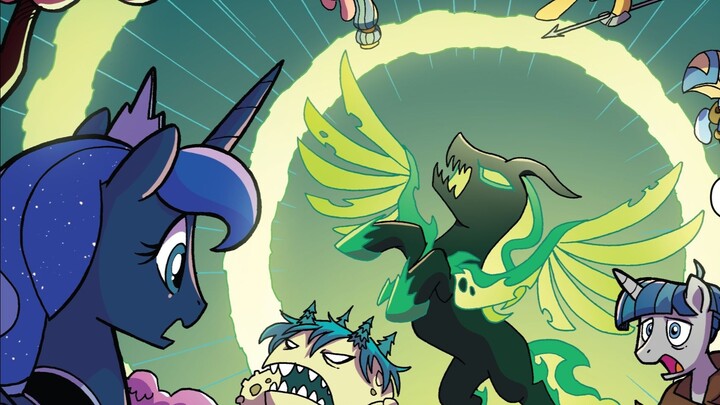 All the evildoers gathered, and the cosmic princess was kidnapped by the shadow horse