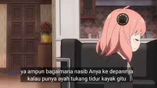 Apaaa? Anya galau punya ayah tukang tidur!?